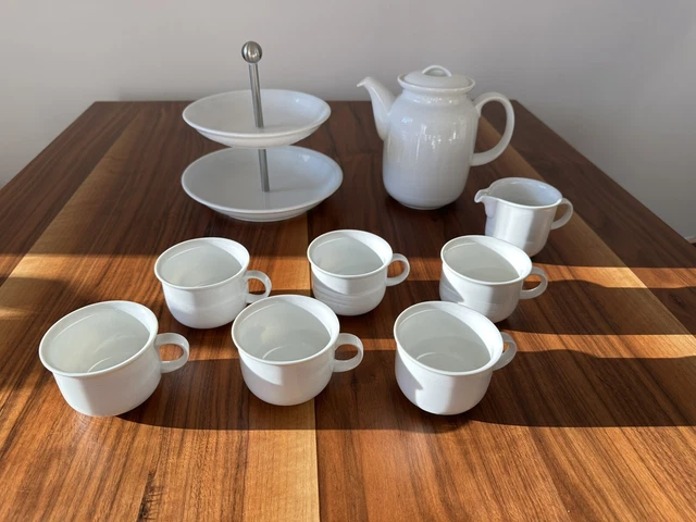 Thomas Trend Frühstücksteller 6er Set – 20 Cm, Weißes Porzellan, Spülmaschinenfest, Mikrowellengeeignet Frühstücksteller Set 6-teilig