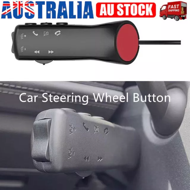 Car Steering Wheel Stalk Button Radio DVD GPS Remote Control Universal AUS