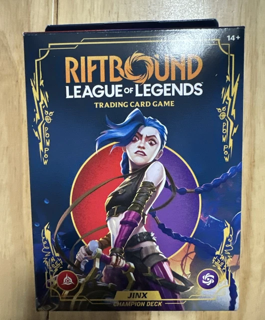 JINX CHAMPION DECK Riftbound Origins League of Legends Sealed Deck and ...