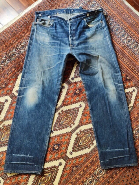 Jean Levi's Vintage Clothing 1950's 701 - Big E Selvedge - Taille W25 - Neuf Avec Étiquette