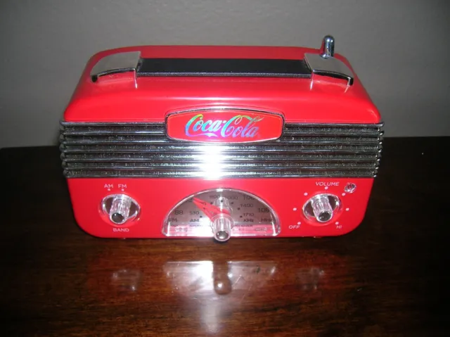 Coca-Cola Coca Cola Vintage Style Am/FM Radio