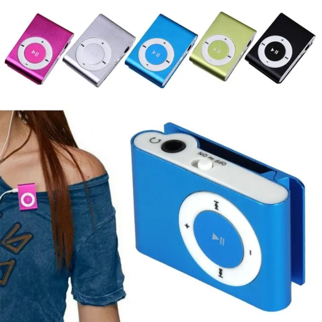 Portable MP3 Player Mini Clip Support Walkman New Music Media MP3 TF Card