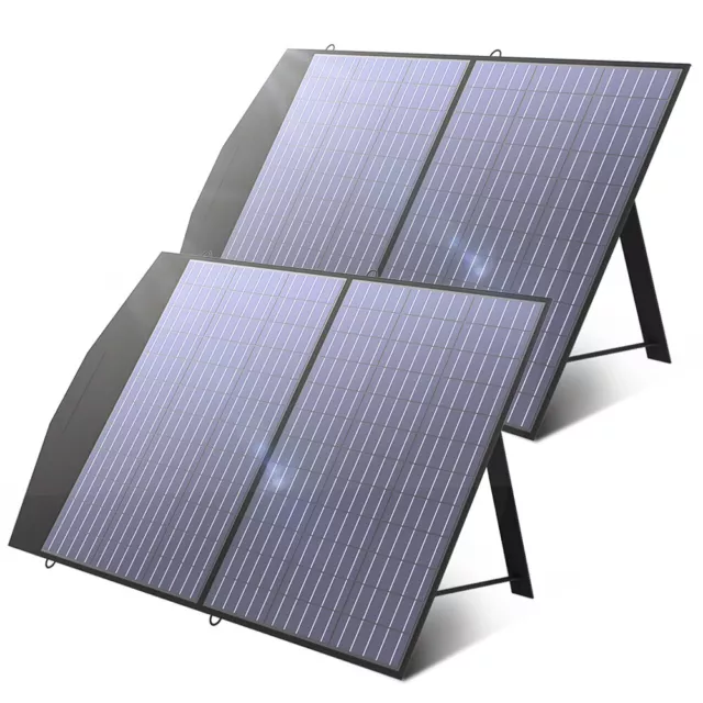 ALLPOWERS Tragbar Solarpanel 100/200W für Tragbares Powerstation Kraftwerk DHL