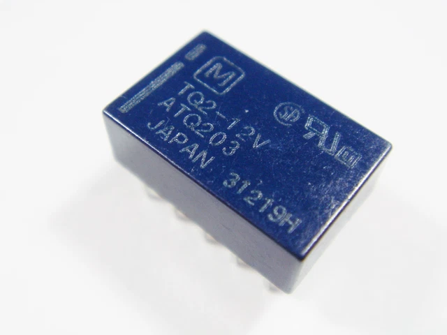 Relais Métallique Scellé DR-5V-H34 NAIS (Panasonic Siemens) - 5V, 6 Broches - Fabriqué En Allemagne - Neuf
