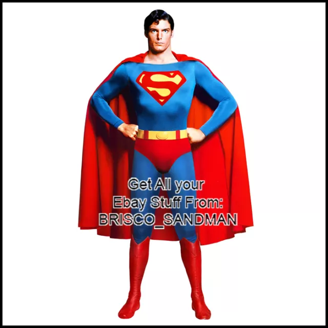 Fridge Fun Refrigerator Magnet SUPERMAN CHRISTOPHER REEVE Photo V: H  - DIE-CUT