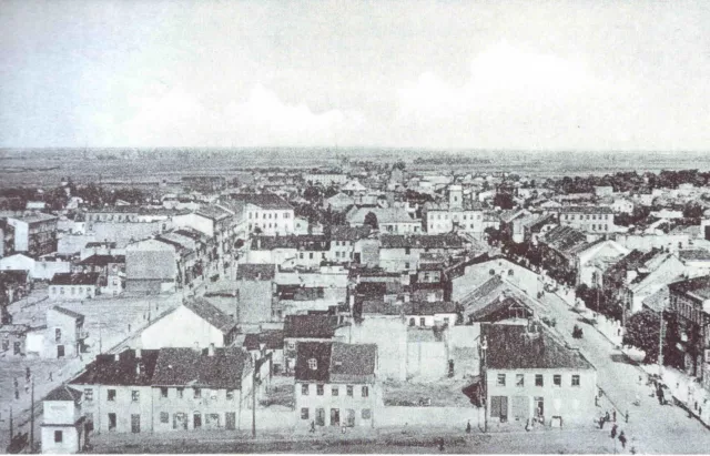 Kutno Bez. Lodz- Blick über die Stadt (Posen) 1922