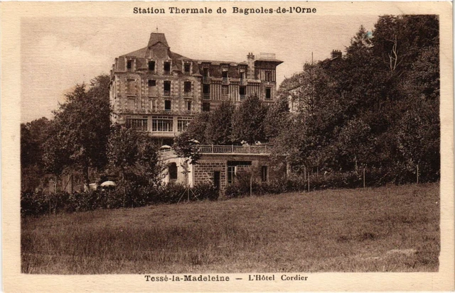 CPA BAGNOLES-de-l'ORNE - TESSÉ-la-MADELEINE - L'Hotel Cordier (435561)