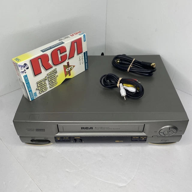 VINTAGE RCA VR522 VCR VHS Video Cassette Recorder Player 4 Head w
