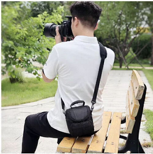 Camera Protective Bag Shoulder Pouch Zipper Case for Nikon Canon Sony DSLR NEU