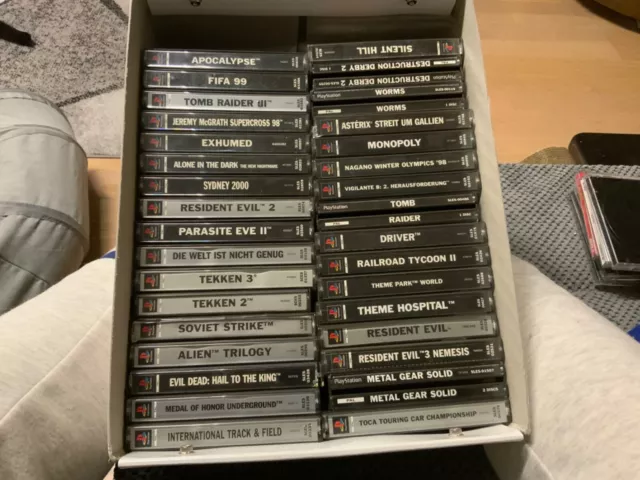 PlayStation 1 spiele sammlung