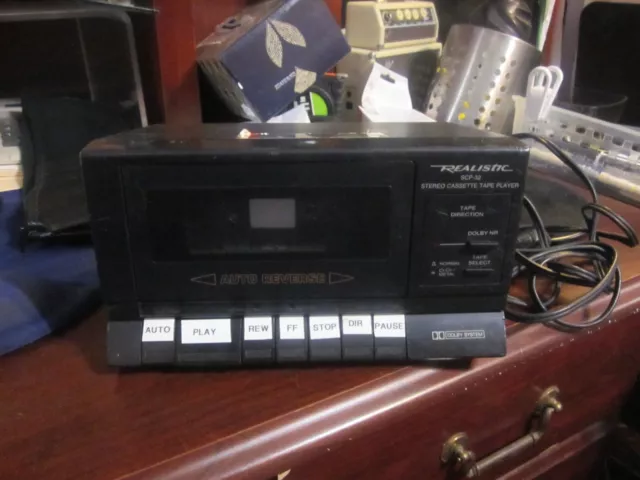 RadioShack Optimus SCP-88 Stereo Stereo Cassette Player 3 Band Equalizer EQ