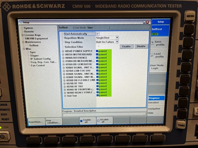 Rohde & Schwarz CMW500, Breitband-Funkkommunikationstester – Voll...