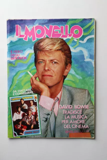 fumetto IL MONELLO anno 1985 n.21 DAVID BOWIE con inserto SPANDAU BALLET