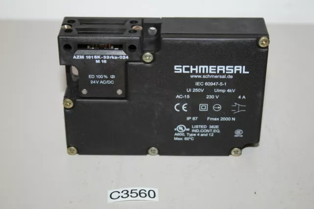 SCHMERSAL Sicherheitszuhaltung AZM 161SK-33RKA-024-M16 (C3560-R66)