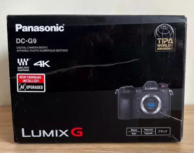 Panasonic LUMIX DC-G9 20.3 MP Digital Camera Body - Boxed & Battery grip