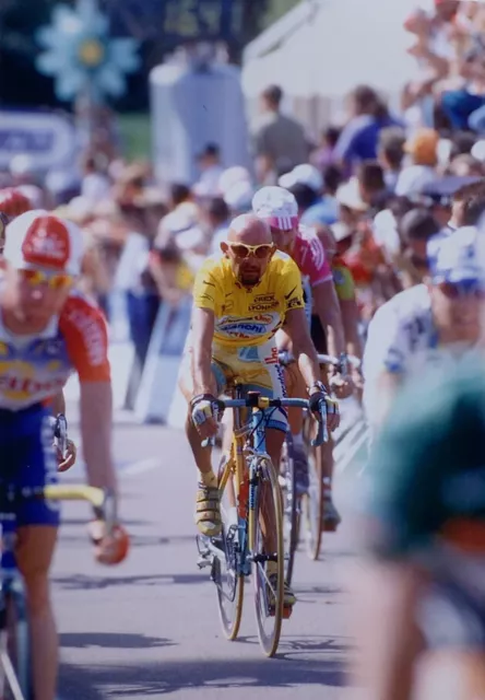 Vintage Press Photo, 1998, Tour De France Pantani Triumphs print