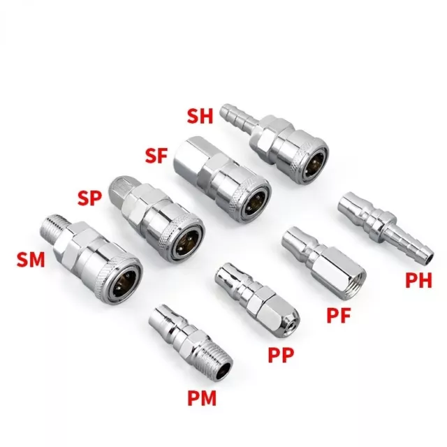 Pneumatic C Type Self-Locking Fitting Quick Release Connector For Air Compressor