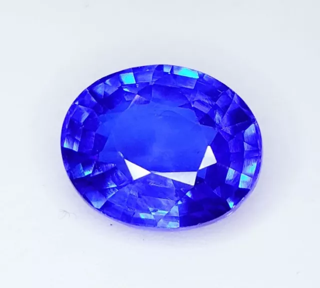 7.87 Ct Loose Gemstone Natural Blue Sapphire Certified Oval Cut AA+ sapphire Gem