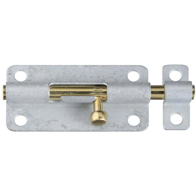 National 4 In. Galvanized Steel Door Barrel Bolt N151894 Pack of 25 National