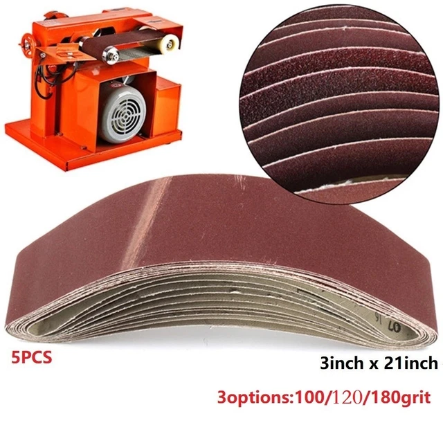 Polishing Sanding Belts Abrasive Workshop Sanders Tools Supplies Alumina