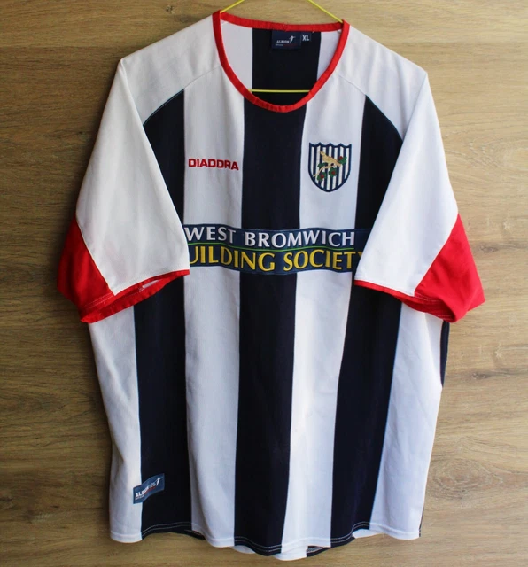West Bromwich Albion 2003 2004 Home Football Shirt Jersey Diadora Size Xl