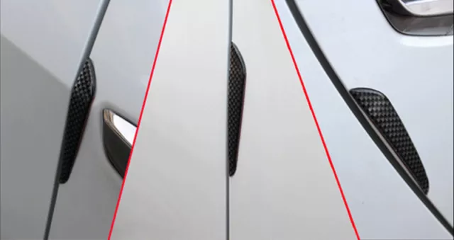 4* Car Door Edge Gap Guard Scratch Protector Anti-collision Corner Bumper Strip