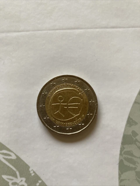Pièce de 2 euros RARE, Bonhomme UEM 1999-2009 française