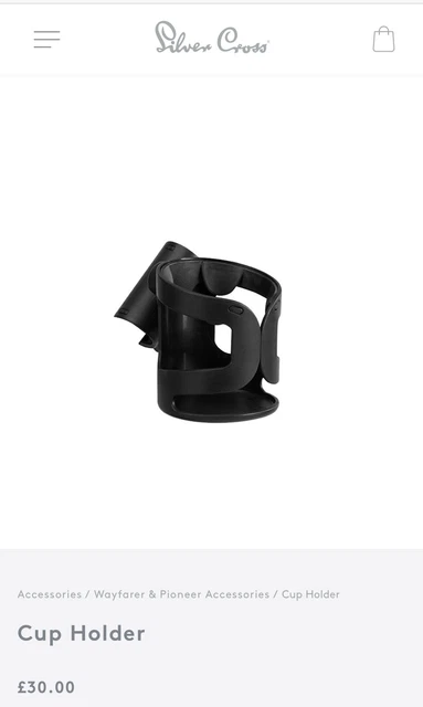 Silver cross pioneer cup holder top