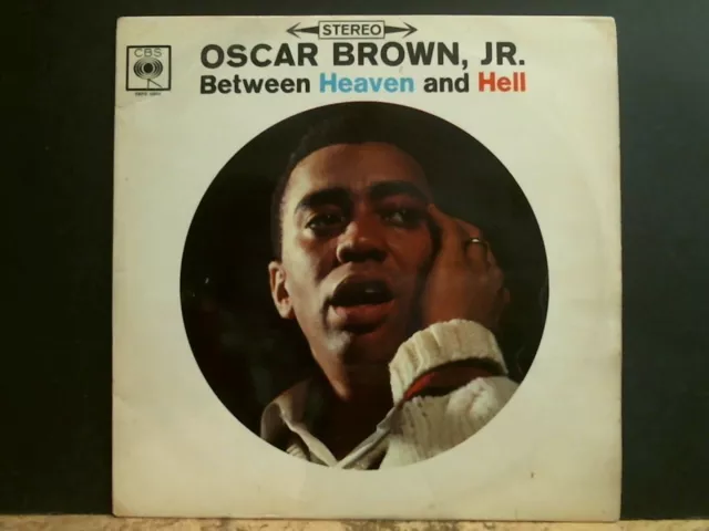 OSCAR BROWN, JR  Between Heaven And Hell  LP  1962  Jazz Vocal  Soul   Great!