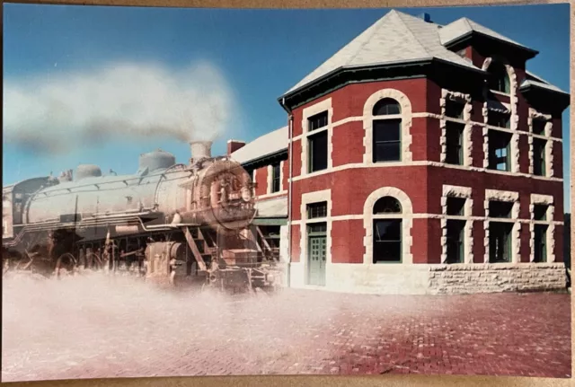 SEDALIA MISSOURI KATY Depot Ghost Train Vintage 6x4 Postcard 2000 $17. ...