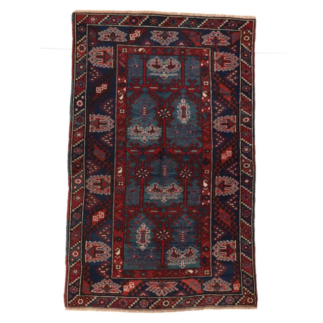 Geometric Designed Wool Pile Rug Turkish Carpet Handmade Washable Rug 16509