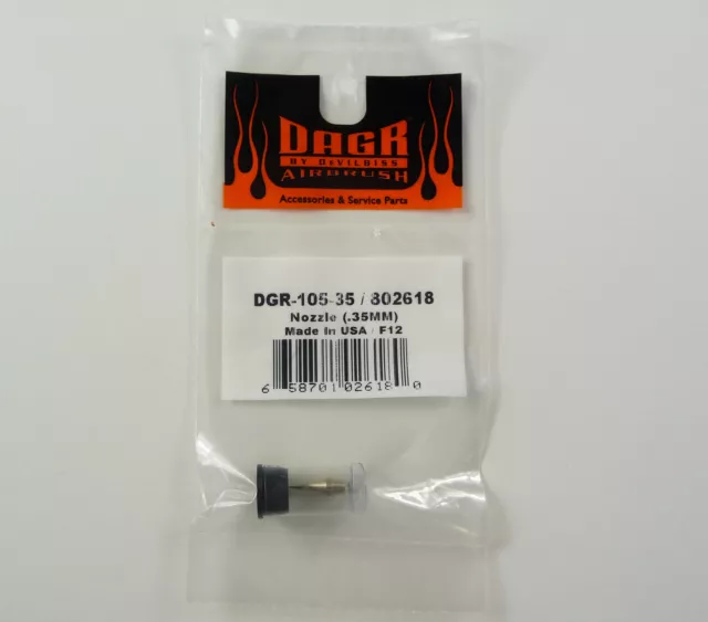 Devilbiss Dagr Airbrush - Replacement 0.35Mm Nozzle - Uk Supplier