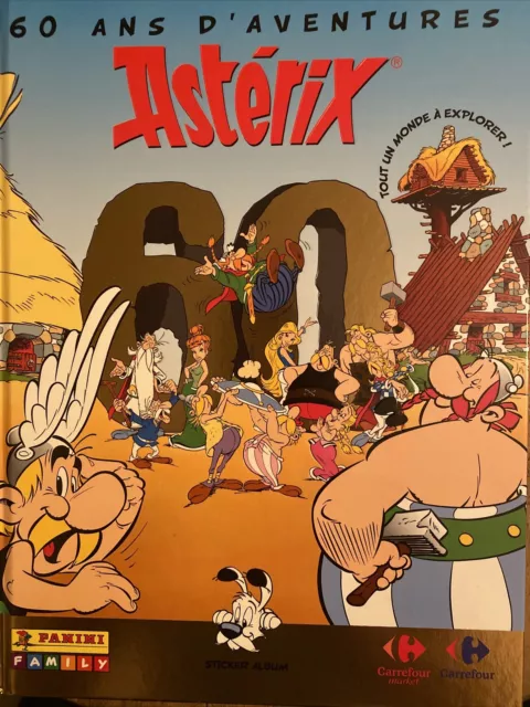 Stickers Panini Asterix Carrefour 2019 Lot de 40 Autocollants ou à l’unité