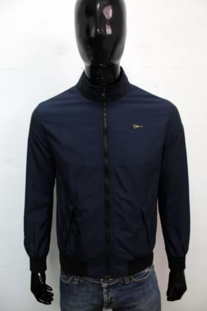 RefrigiWear Giubbotto Uomo Taglia XS Giubbino Blu Giacca Logo Man Jacket Coat