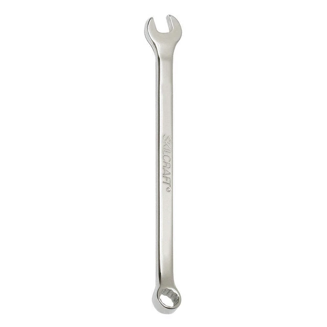 ABILITY ONE 5120-01-645-4847 Combo Wrench,Steel,SAE,7.5 deg.