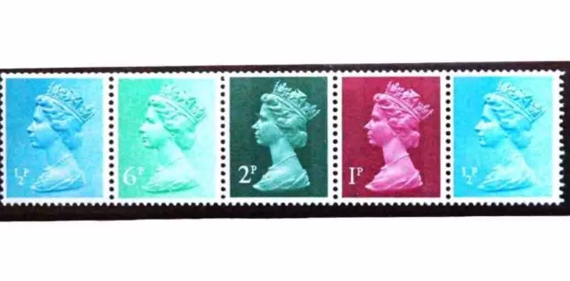 GB QEII 1971 Booklet Pane X841q MNH