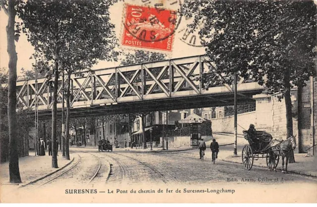 92.AM19213.Suresnes.Le pont du chemin de fer de Suresnes-Longchamp