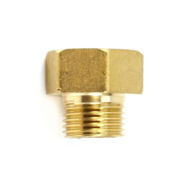 Brass Pipe Reducer 1/2BSPT Male to 3/4BSPT Female Thread Fitting -