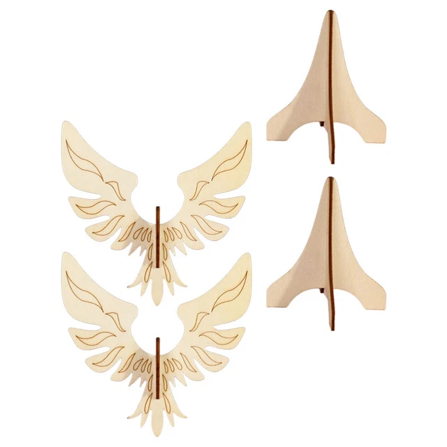 2 juegos de conjunto de modelo de pájaro de gravedad rompecabezas modelo águila de equilibrio