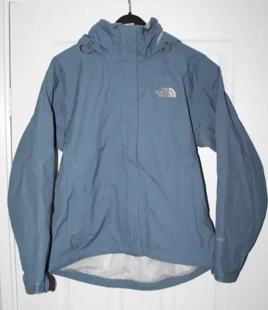 Womens The North Face Hyvent Rain Jacket Blue  Size X Small