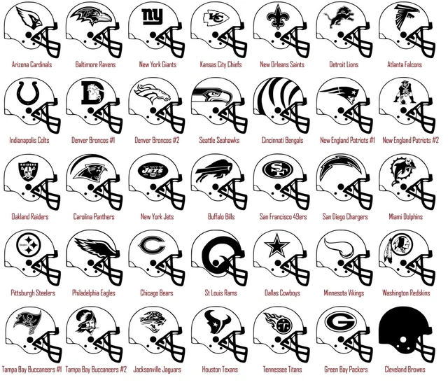 NFL LOGO VINYL Decal Sticker Car Window Wall Art National Football League Sport £4.98 PicClick UK