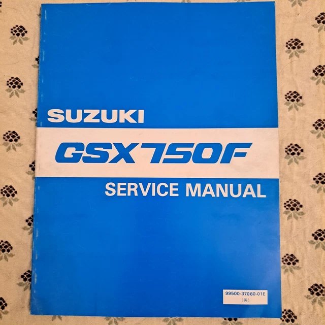 Suzuki GSX-750F manuale officina originale workshop manual service manual GSX