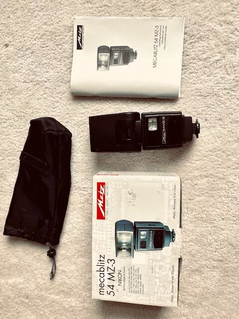 METZ mecablitz 54 MZ-3 - System 3002 SCA-343 Flash for Nikon TTL
