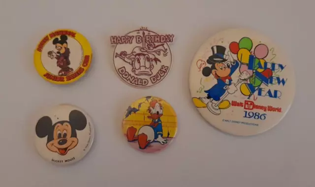 Mickey Mouse  & Donald Duck Pin Badge