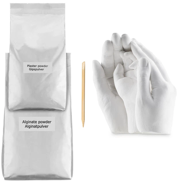 Kit Moulage 3D pour Empreintes Mains Pieds Bébé - Souvenir Naissance Baptême