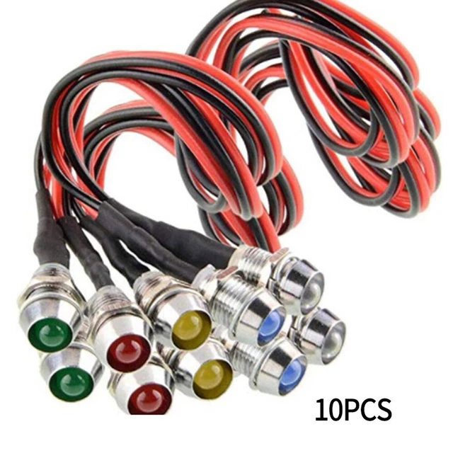 10 Stück Erinnerungslicht LED Blinkerlicht LED Blinker 1,8 W 12 V 12 V DC Armat