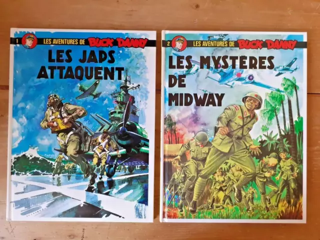 Les aventures de Buck Danny T1 et 2. Les Jap attaquent + Les mystères de Midway