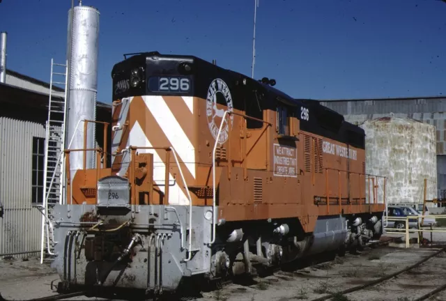 Great Western Railway EMD GP9 Kodachrome Original Kodak Slide