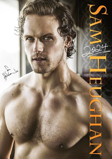 SAM HEUGHAN Outlander 2024 A3 Calendar Premium Quality RARE EDITION £11