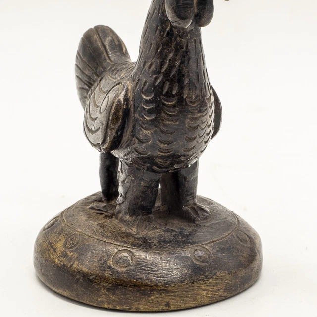 Superb Old Bronze Opium Weight Set 9 Chicken Weights 11